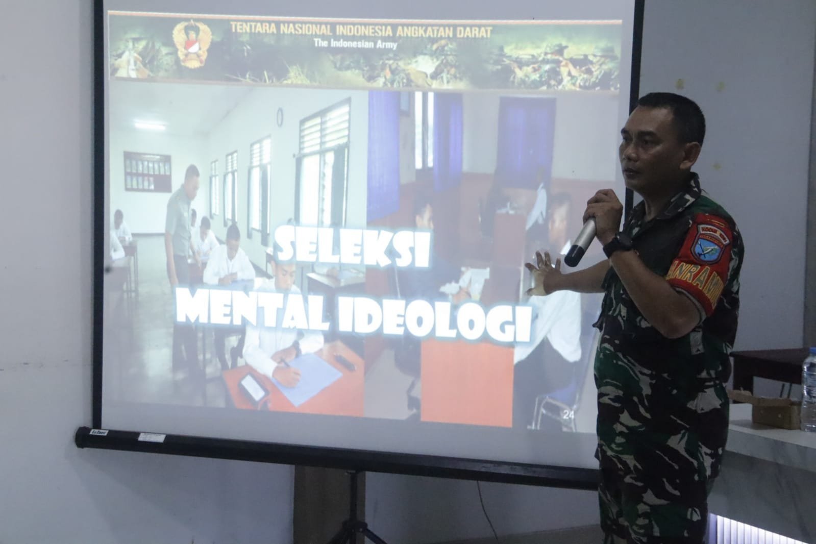 Jadi Pemateri Penyuluhan, Kapten Cke Agus JW Ajak Generasi Muda Wujudkan Cita-Cita Jadi Prajurit TNI