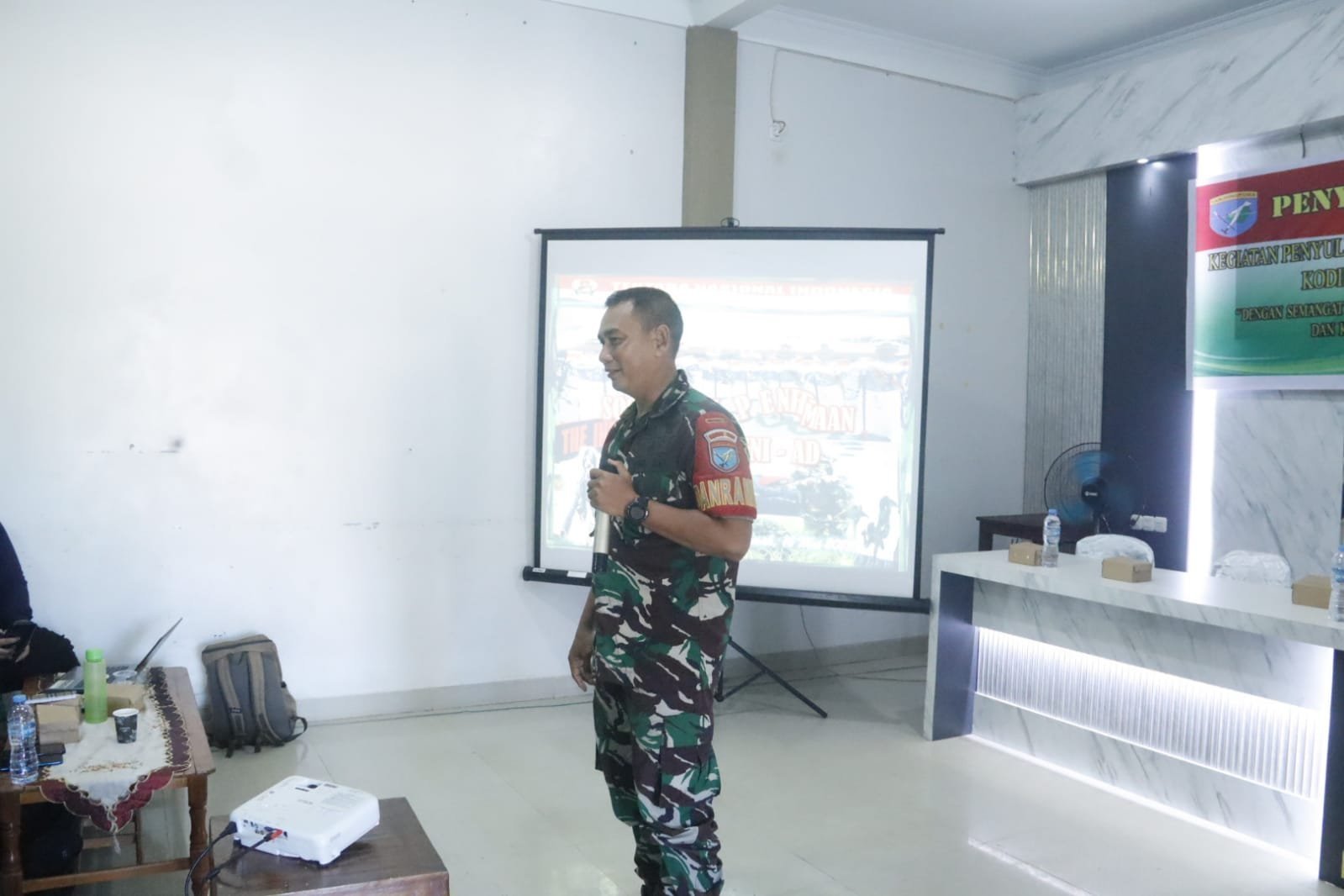 Penyuluhan Werfing di Lokasi TMMD, Kapten Agus JW : Anak Desa Banyak yang Lolos, Asal Serius!