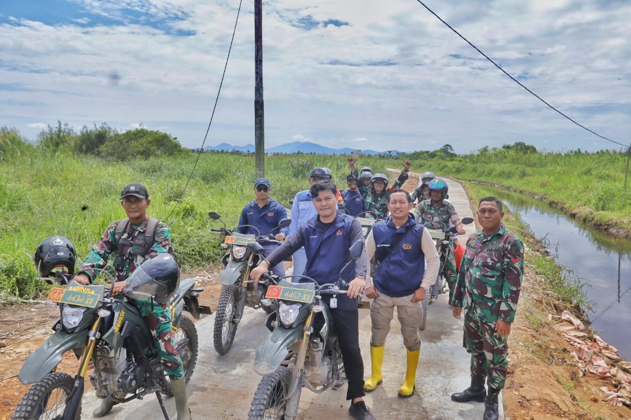 DanSatgas TMMD Apresiasi Kepedulian PT. BAI: Wujud Dukungan Dunia Industri pada Pembangunan Desa
