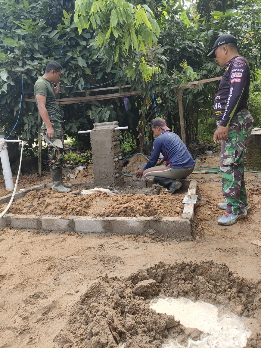 Pembuatan Sumur ke-3 di Pekarangan Capai 30%, TMMD ke-125 Kodim 1017/Lamandau Prioritaskan Kebutuhan Air Warga