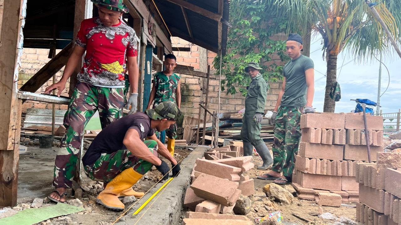 Tangan Dingin Prajurit: Satgas TMMD Sulap RTLH Jadi Hunian Layak di Petoaha