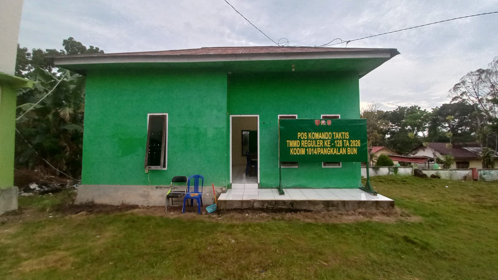 Persiapan Pos Kotis untuk Optimalisasi Program TMMD di Desa Sungai Hijau
