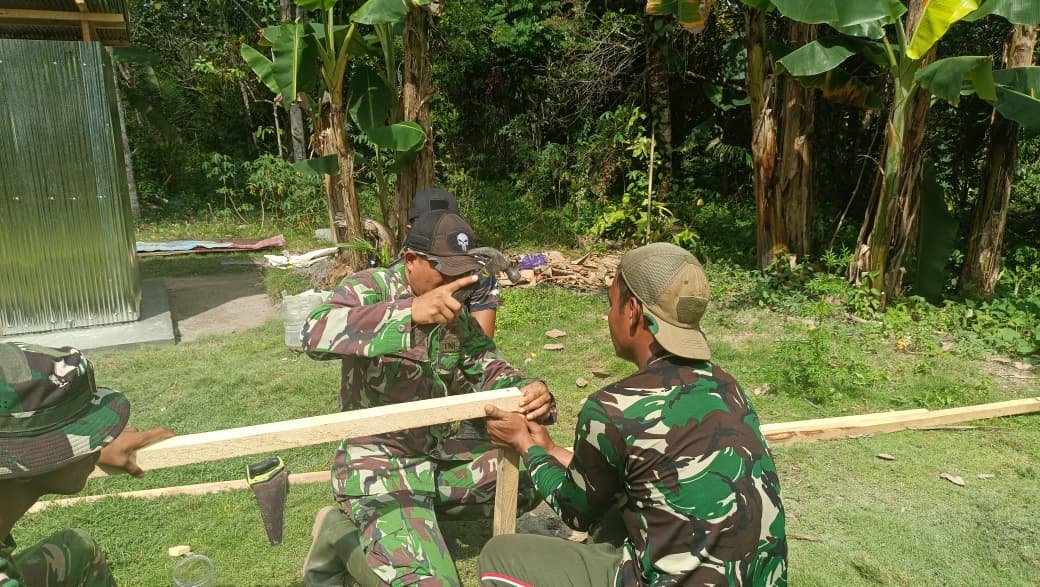Proyek MCK Bapak Petrus Menjelang Penyelesaian