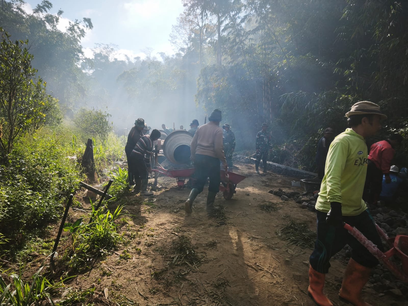 Akhir Pembangunan DPT, TMMD Ke-129 Dorong Mobilitas Masyarakat Sekardadi