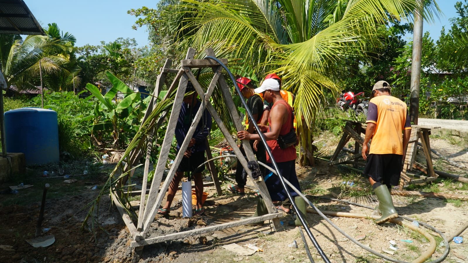 Optimalisasi Penyediaan Air Bersih oleh Satgas TMMD Ke-129