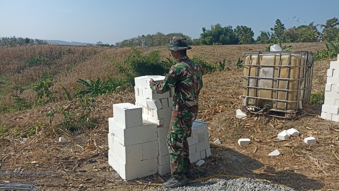 Kualitas Material Utama dalam Pembangunan Tandon Air oleh Satgas TMMD
