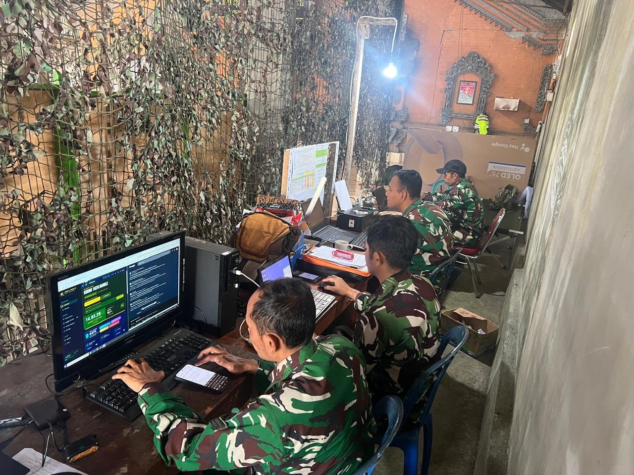 Pemantauan Progres Pembangunan TMMD Ke-129 Oleh Staf Kotis Kodim 1626/Bangli