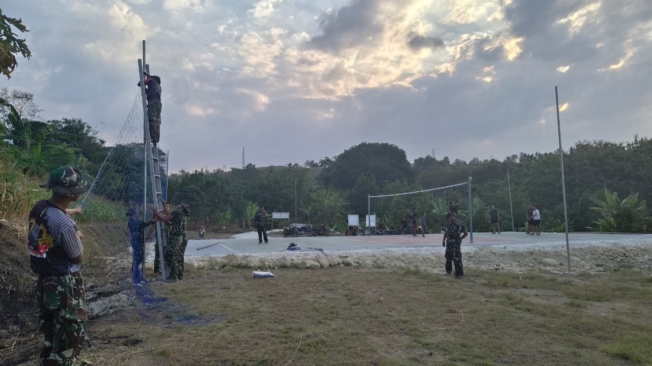 Lapangan Voli di Desa Tlemang Resmi Dibuka, Masyarakat Dapat Fasilitas Olahraga Modern