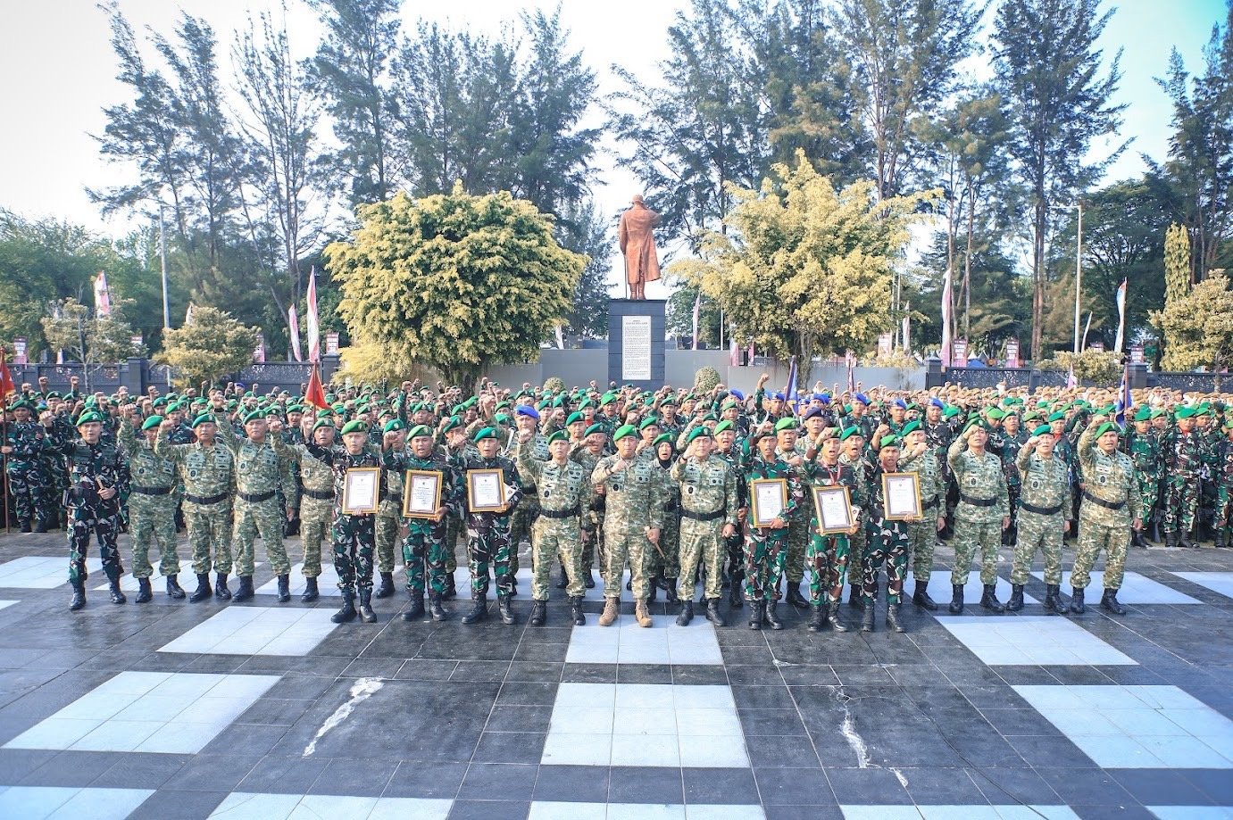 Seremonial Penghargaan Prajurit Berprestasi di Kodam VI Mulawarman