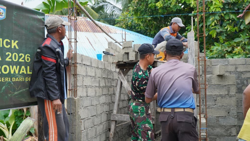 Apresiasi Kepala Desa Umbele terhadap Sinergi TNI-Polri dan Warga dalam TMMD