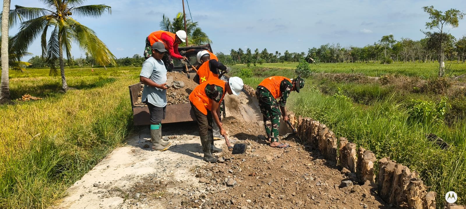TMMD Reguler Ke-129: Pembangunan Jalan untuk Mendorong Ekonomi Desa