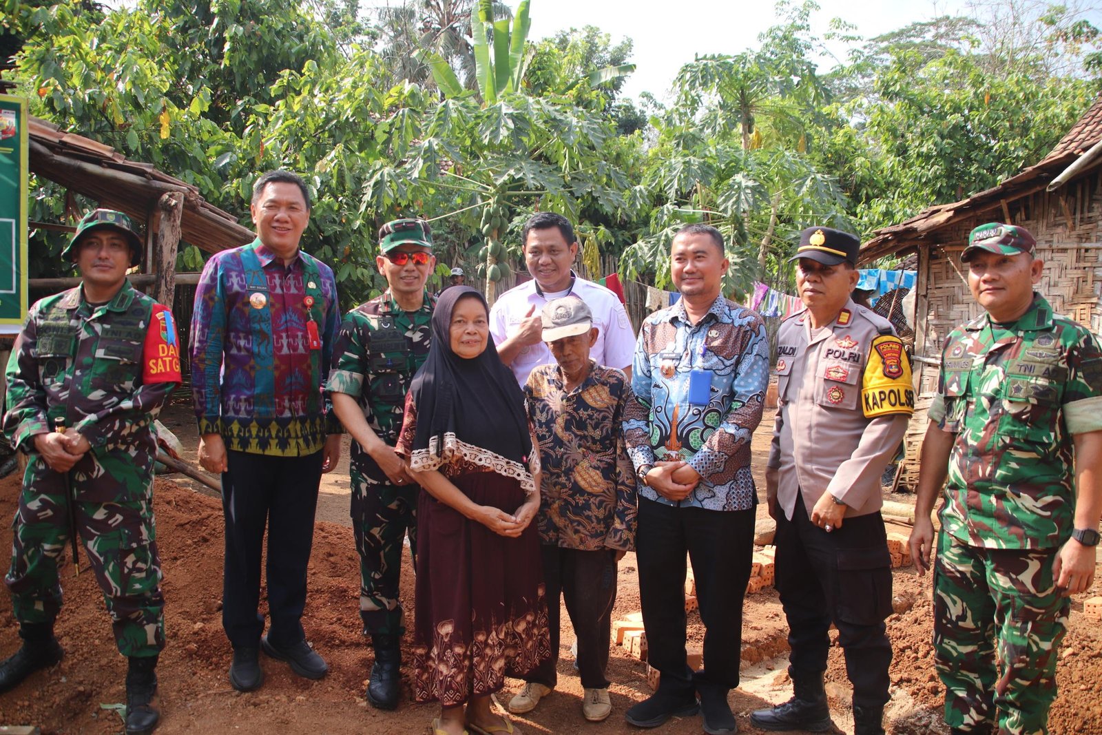 Danrem 043/Gatam Tinjau Progres TMMD Ke-129 di Lampung Utara