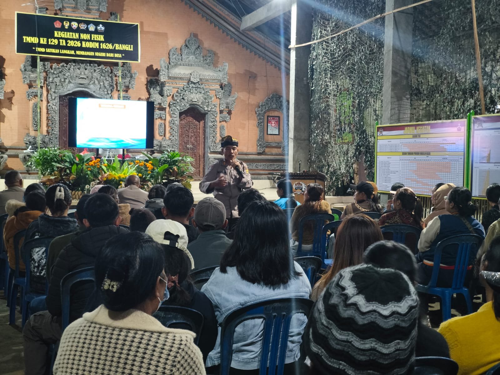 Pendidikan Anti-Narkoba bagi Generasi Muda di TMMD Ke-129 Kodim 1626/Bangli