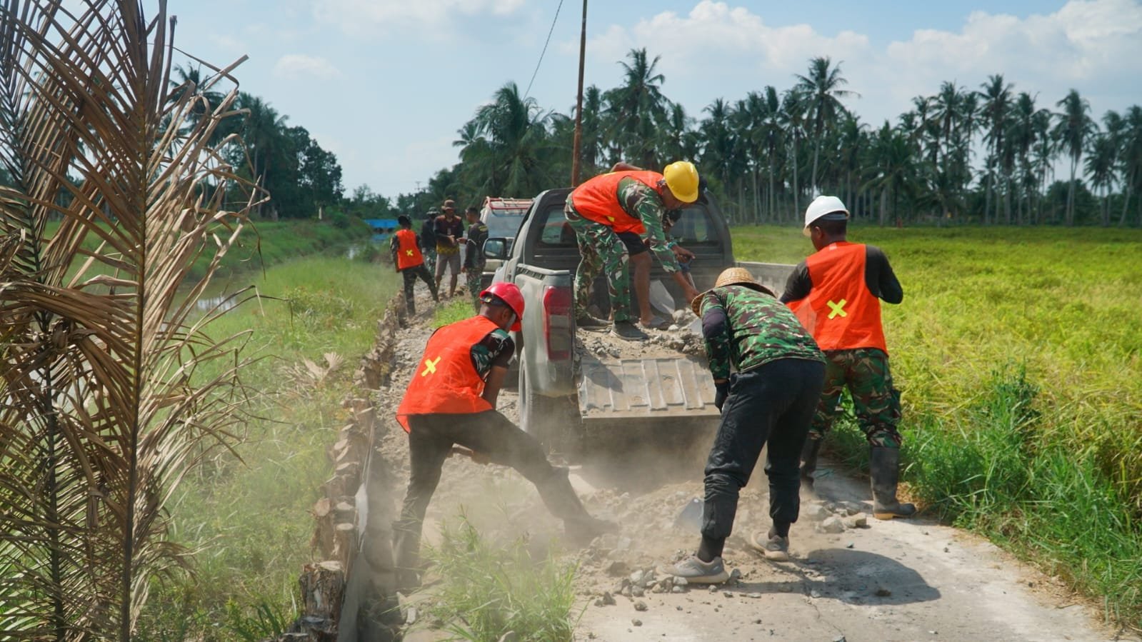 Pembangunan Jalan 1,2 Kilometer TMMD Ke-129 Diharapkan Tingkatkan Ekonomi Masyarakat Bandaraya