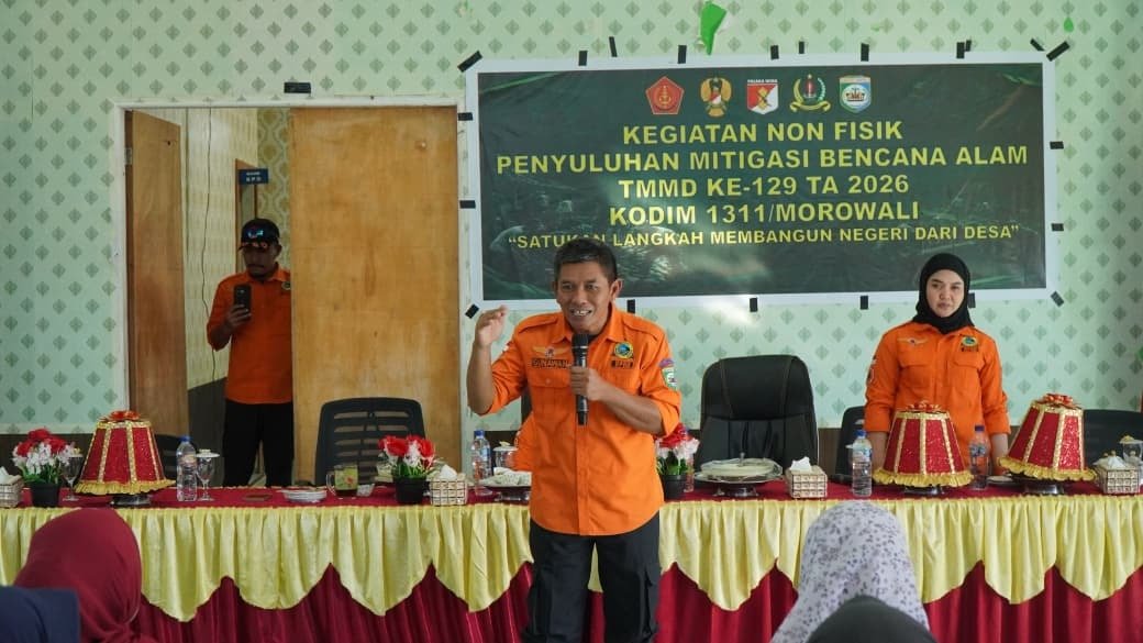 Pentingnya Mitigasi Bencana: Penyuluhan oleh Satgas TMMD Ke-129 di Morowali